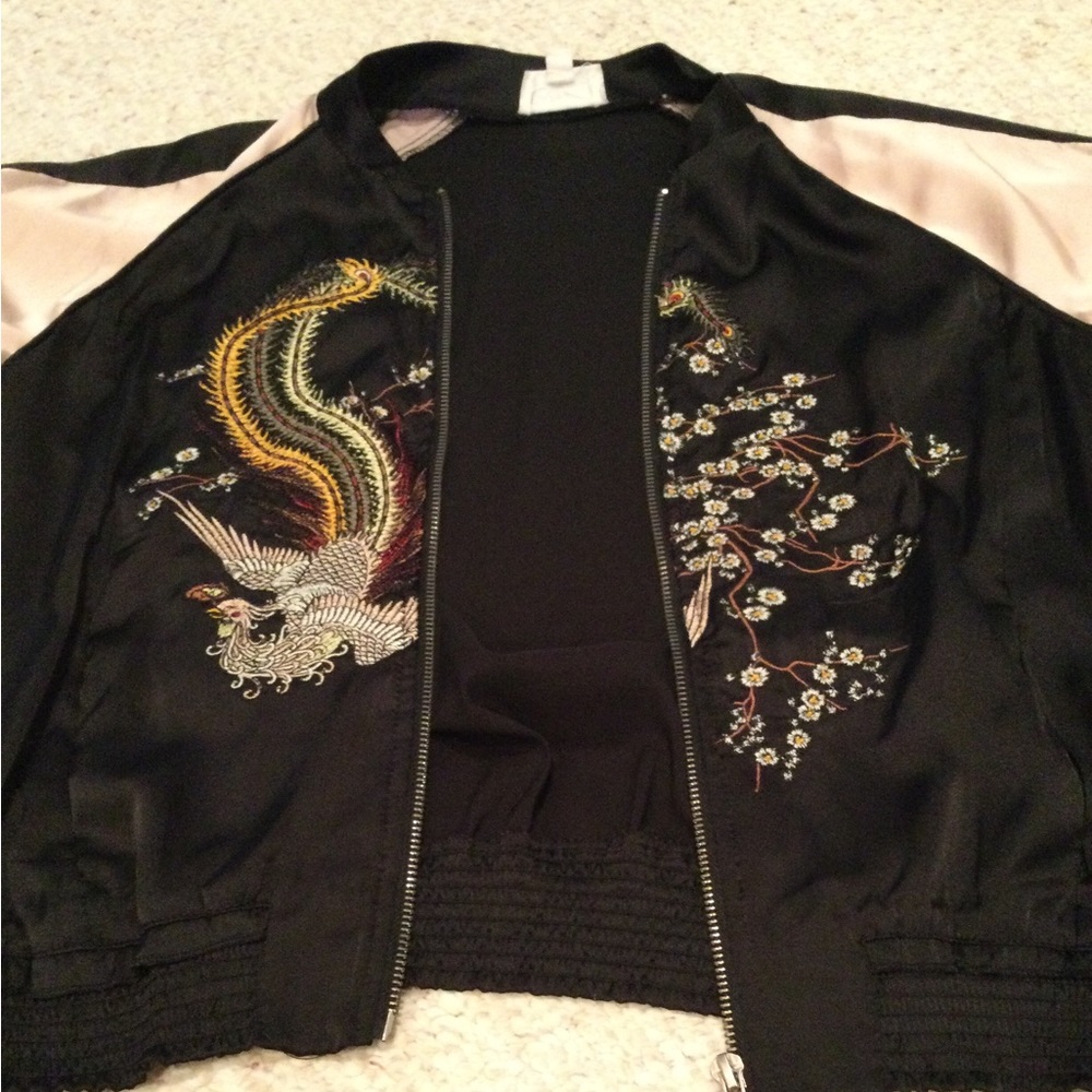 Jolt zip up silky top - Picture 6 of 6